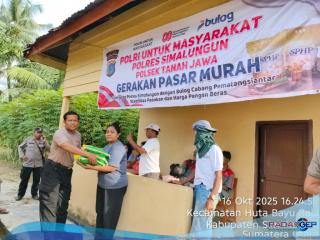 Polres Simalungun Salurkan 10 Ton Beras Murah untuk Masyarakat, Harga Cuma Rp 58 Ribu per 5 Kg